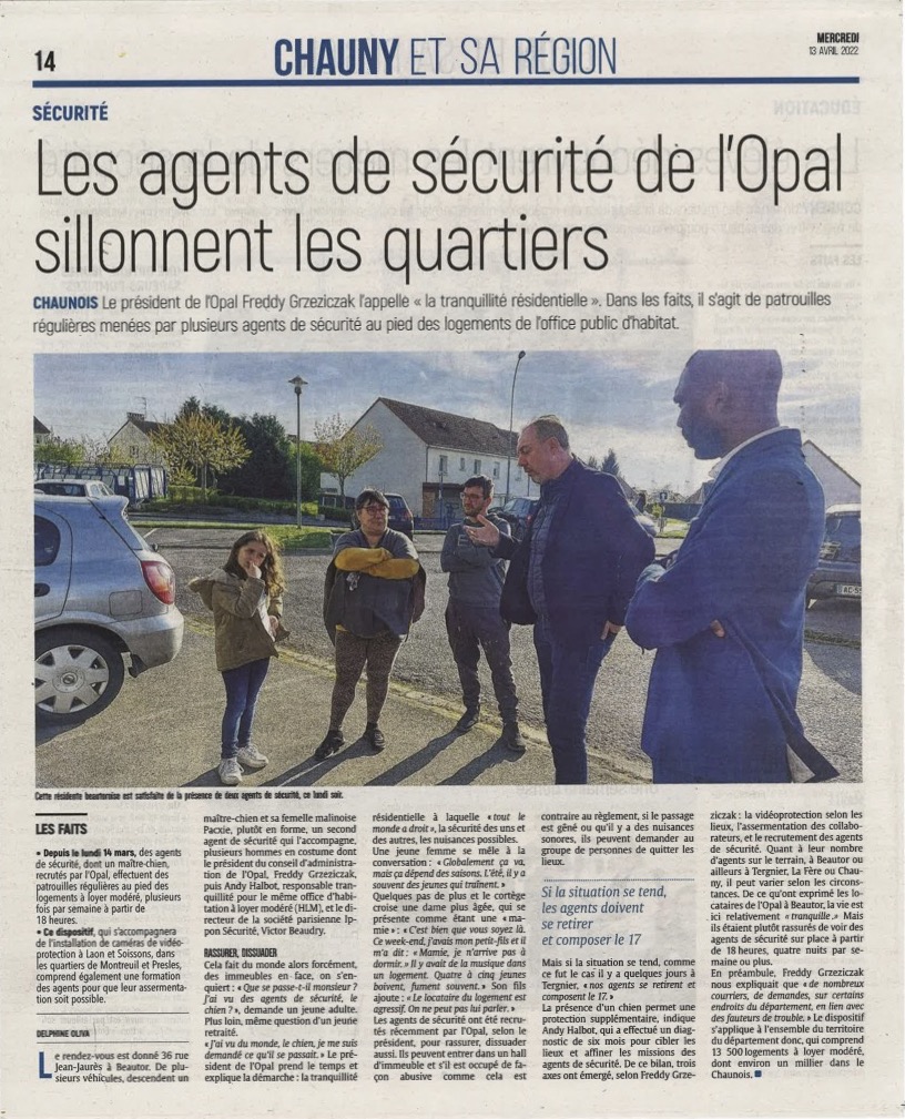13 Avril 2022 du Journal local de la ville de Chauny